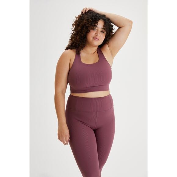 Girlfriend Collective Goji RIB Paloma Racerback Bra Size S - Picture 4 of 8